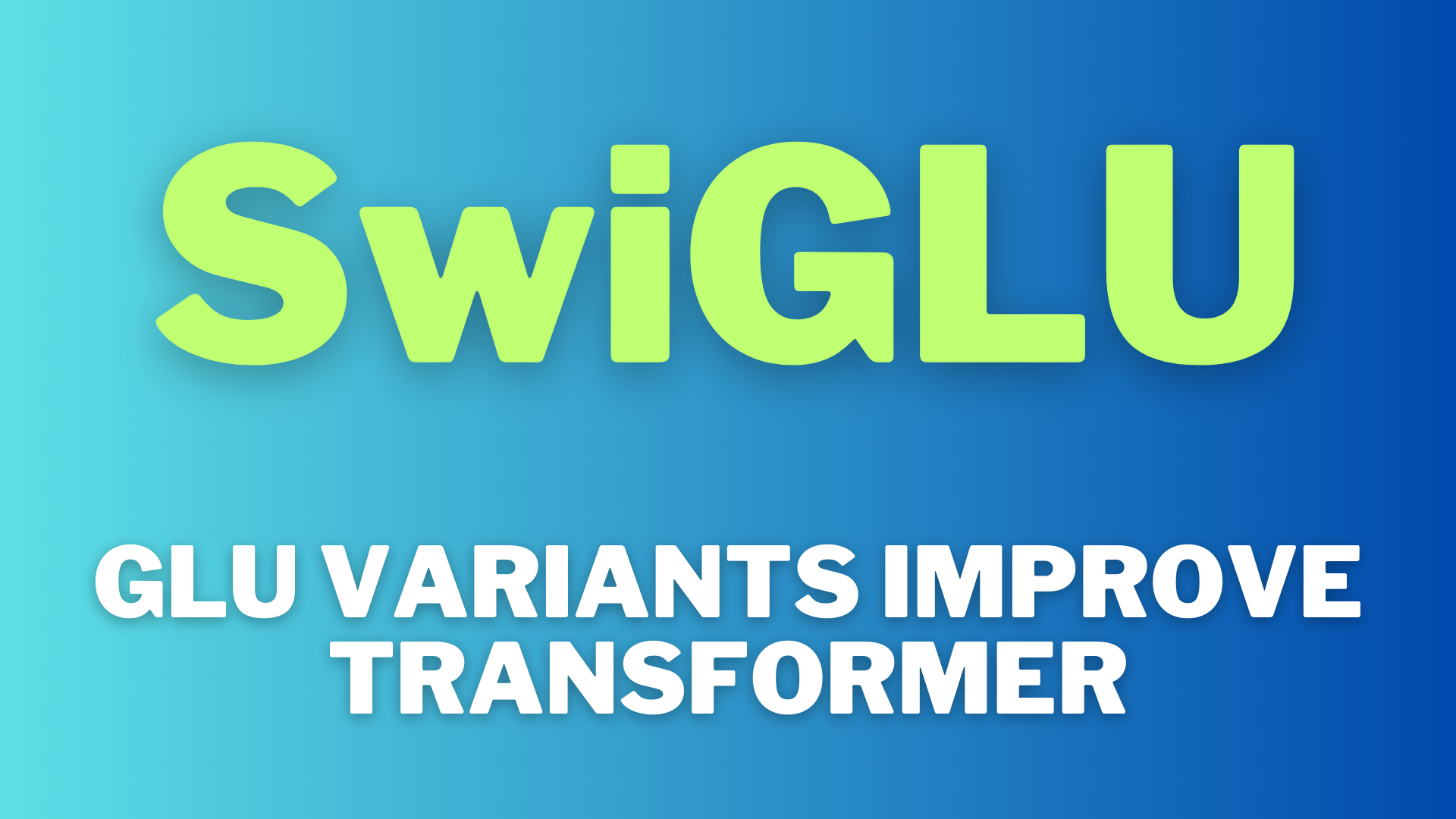 GLU Variants Improve Transformer